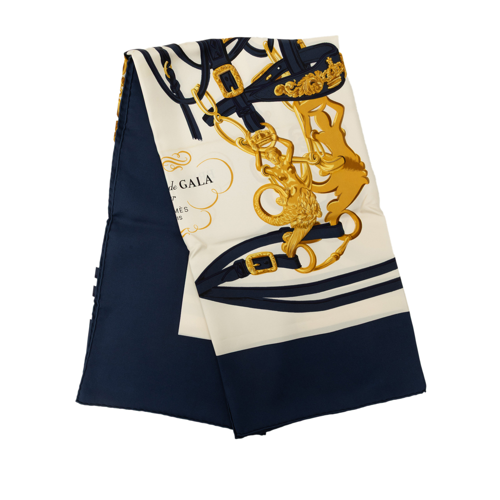 Pre-Loved Hermes Brides de Gala Silk Scarf 90